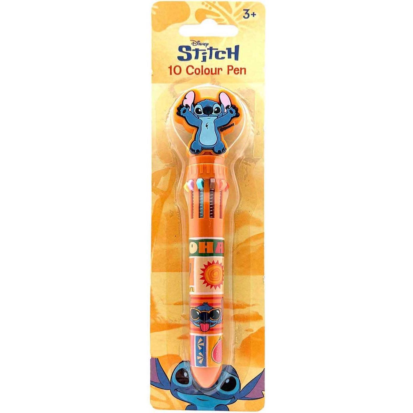 Disney, Pastelli, Stitch 10-Farben-Stift mit Topper (1x)