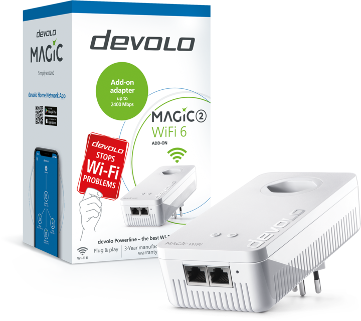 Produktbild Devolo Magic 2 WiFi 6 Erweiterung (2400 Mbit/s)