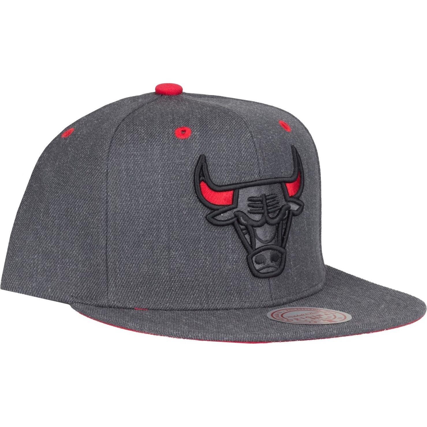 Thumbnail - Mitchell & Ness, Herren, Cap, Snapback Cap - INFILL Chicago Bulls charcoal, Grau