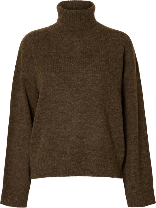 Actual product image Selected Femme Slflulu Ls Knit Roll Neck Noos (XL)
