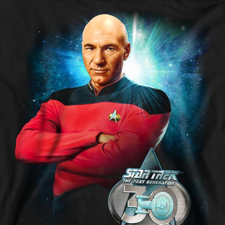 Actual product image Unisex Adult 30 Jean-Luc Picard Sweatshirt (XXL)