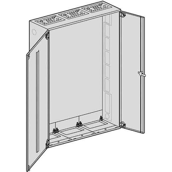 ABN, Verteilerschrank Zubehör, S38 System-GehÃ¤use IP43 schutzisoliert 800x1250mm