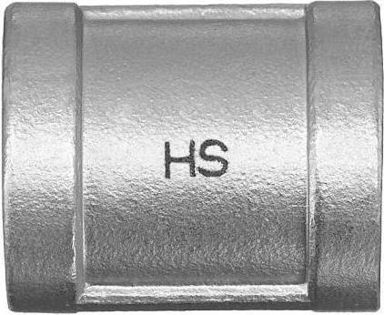 Actual product image Hermann schmidt HS Stainless steel socket 270 1, IG/IG (Pipe fitting)