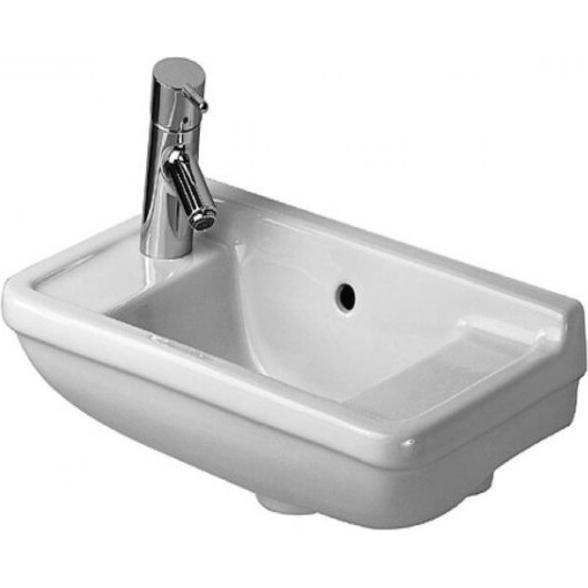 Duravit, Waschbecken, Handwaschbecken STARCK 3 m ÜL HLB 50x26cm HL-Vorstich weiss WG (260 mm, 500 mm)