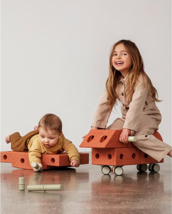 Actual product image Modu Explorer Set - Building Set Balance Toy, Slider, Seesaw