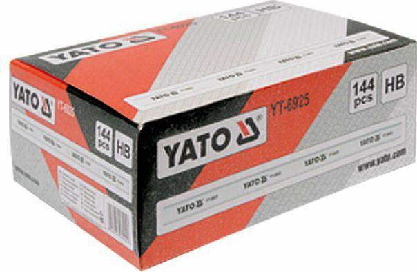 Produktbild Yato OŁÓWEK STOLARSKI BIAŁY 245mm (144szt.) 6925 (144 x)