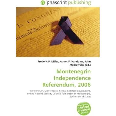 Montenegrin Independence Referendum, 2006, Fachbücher