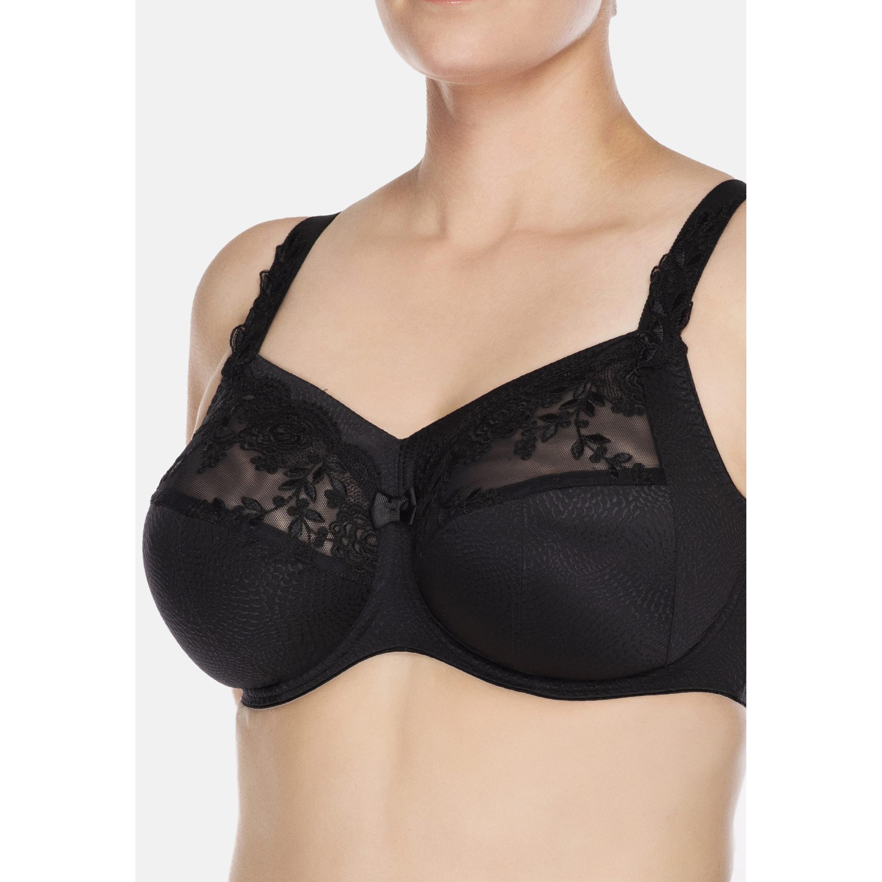 Thumbnail - Ulla, BH, Ella BH mit Bügel und Blende, Schwarz, (85 L, Einzelpack)