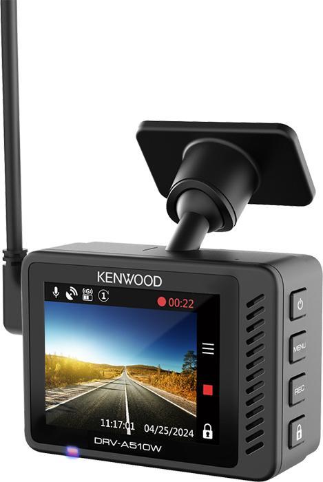 Image du produit Kenwood DRV-A510W 2K WQHD DashCam 12/24V/GPS/WiFi/App (Récepteur GPS, Écran intégré, WiFi, Microphone intégré, Accéléromètre, 2K)