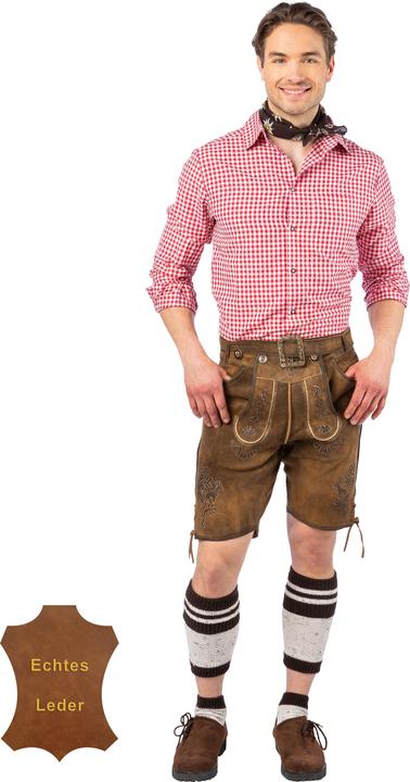 Produktbild Orlob Oktoberfest Trachten Lederhose mit Gürtel (52)