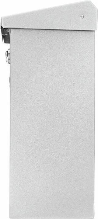Produktbild Burg Wächter Briefkasten Stahl verzinkt BxHxT 380/340/148 mm Comfort 913 silber mit Öffnungsstopp