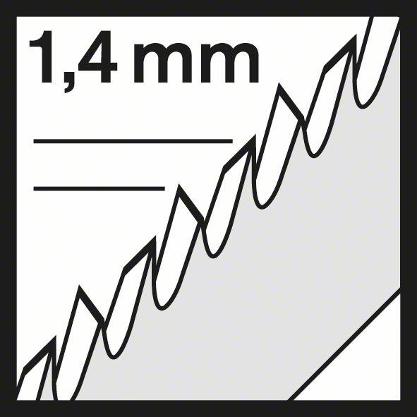 Produktbild Bosch Professional Zubehör Stichsägeblatt T 101 AOF Special for Laminate, 3er-Pack