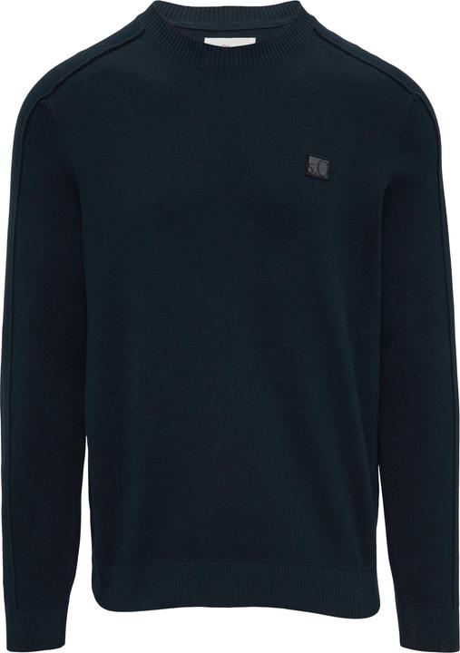 Produktbild S.Oliver Strickpullover Strickpullover mit Nahtdetails und Logo (L)