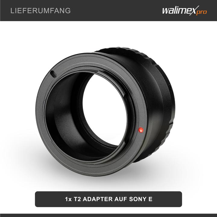Immagine prodotto Walimex pro Adattatore T2 per Sony E