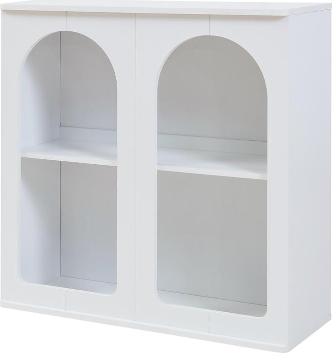 En.Casa Sideboard Trorhun 80x30x80 cm Weiss