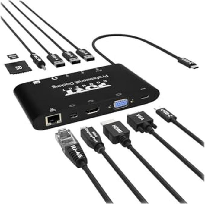 Productafbeelding Port Designs Docking Station Reizen (USB-C, 4 Havens)