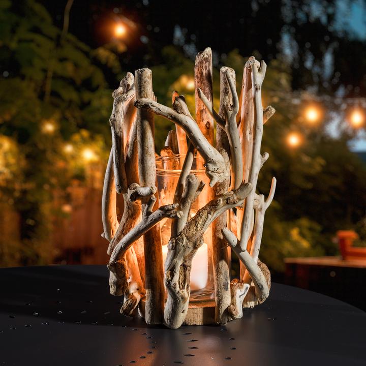 Produktbild Angela Bruderer Windlicht «Natur» (1 x, 18 x 18 x 29 cm)