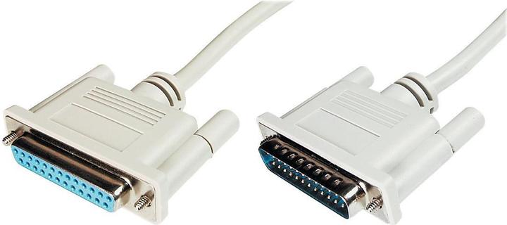 Productafbeelding Digitus ASSMANN Datatransfer verlengkabel D-Sub25 St/Bu 5,0m Serieel/Parallel gegoten be (5 m)