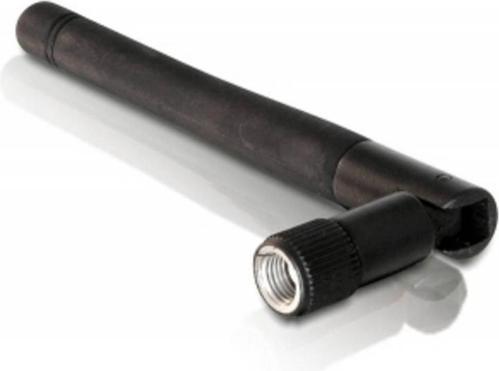 Delock WLAN-Antenne 2.4Ghz, 10.8cm Kippgelenk, drehbar, 2dBi (WLAN)