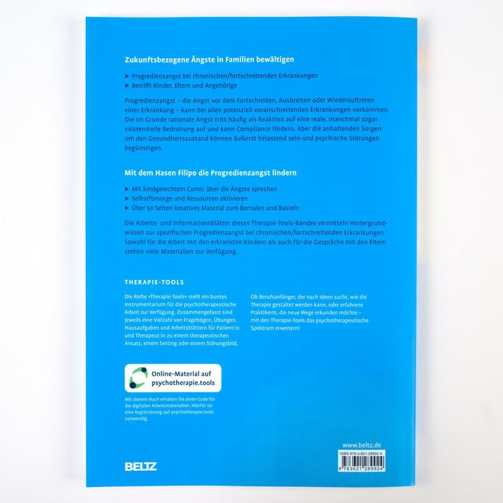 Nutritional values and ingredients Therapie-Tools Progredienzangst in Familien mit chronisch kranken Kindern (German, Florian Schepper, Jessy Herrmann, Sylvia Graupner, 2024)