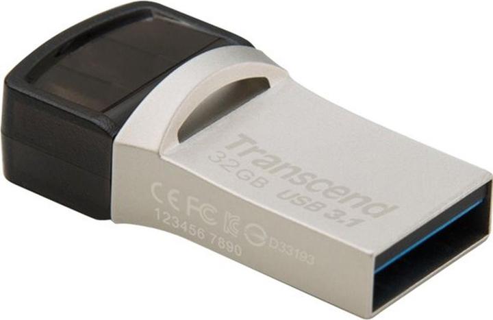 Image du produit Transcend JetFlash 890 (32 Go, USB-A, USB-C)