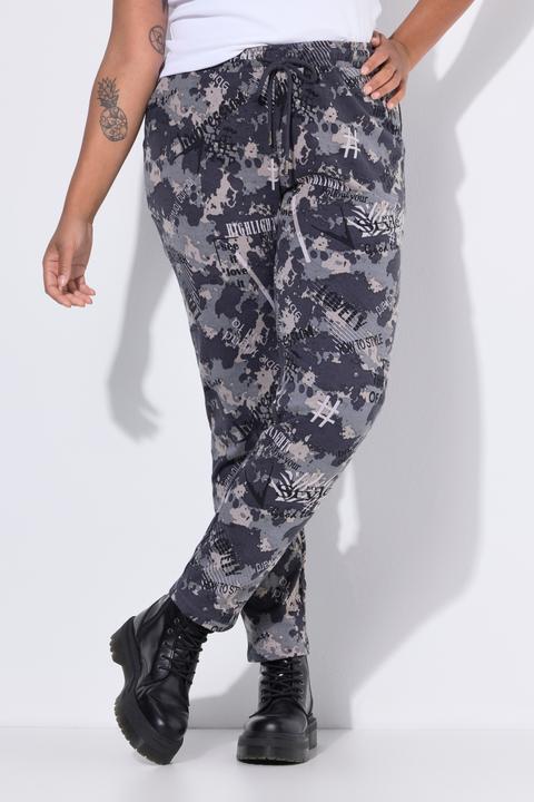 Image du produit Angel of Style Pantalon de jogging coupe Straight Fit, imprimé all-over (58)