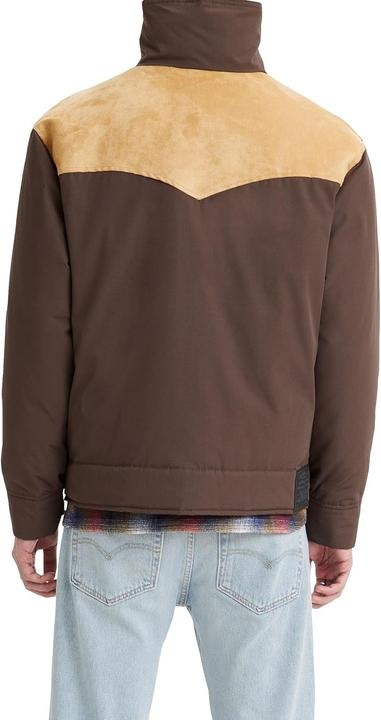 Actual product image Levis Webster Western Puffer Jacket with Zipper and Side Pockets (L)