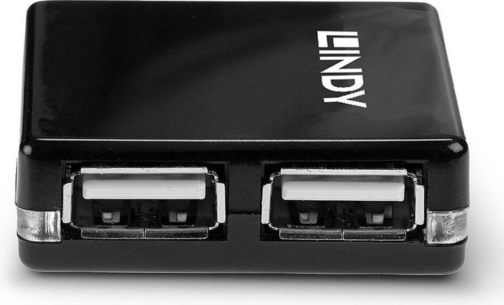 Produktbild Lindy USB 2.0 Mini Hub (USB-A, 2 Ports)