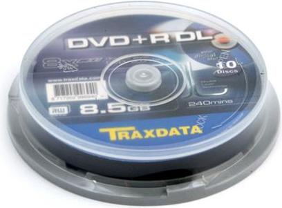 Immagine prodotto Traxdata DVD + R DL 8,5 GB 8x10 Pezzi (906753ITRA003) (10 x)