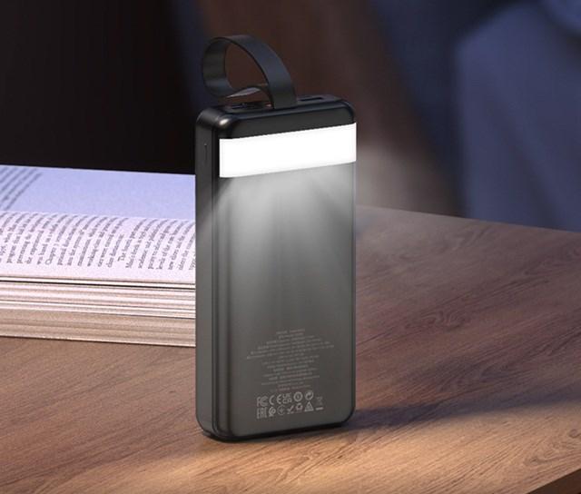 Actual product image Hoco J123B Powerbank 30 000 mAh Schwarz (30000 mAh, 111 Wh)