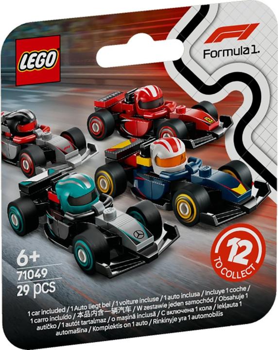 Produktbild LEGO F1 Rennwagen zum Sammeln (Display Box) (71049, LEGO Minifiguren)