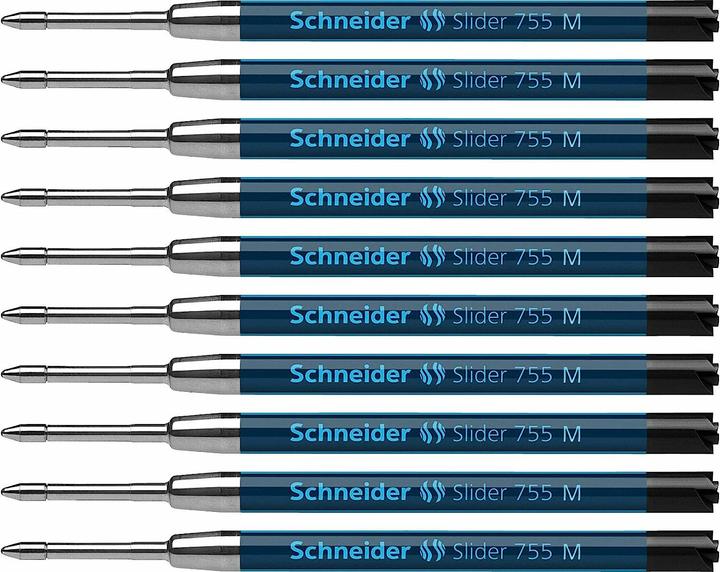 Immagine prodotto Schneider Ricarica di grande capacità Slider 755 (Nero, 0.60 mm, 10 pz.)
