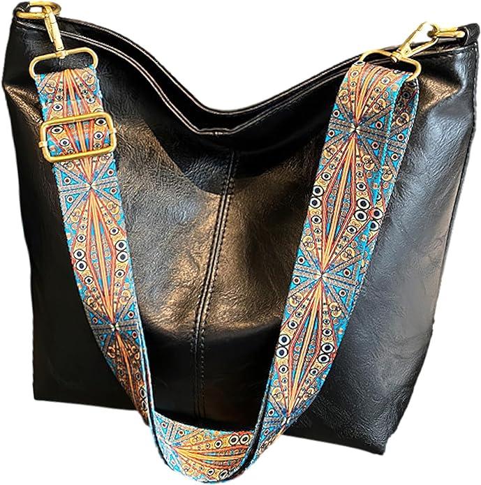 Immagine prodotto Only-Bags.Store Borsa hobo vintage di grande capacità, borsa a tracolla retrò, borsa e borsetta bohemien da donna