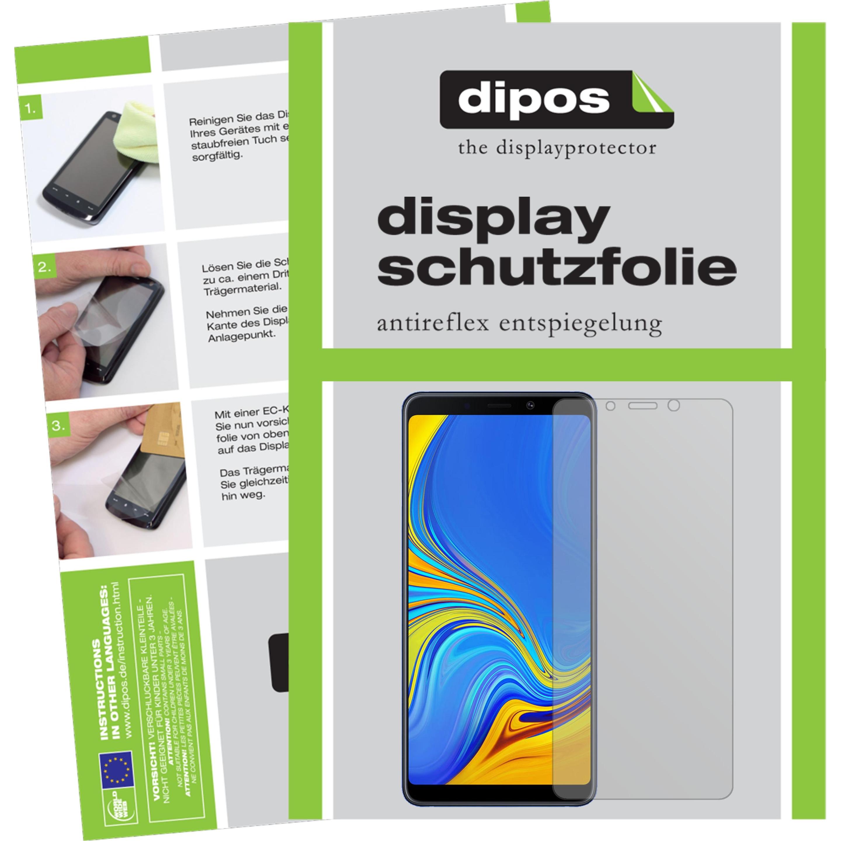 Dipos Displayschutzfolie Antireflex (6 Stück, Samsung Galaxy A9 (2018)), Smartphone Schutzfolie, Transparent