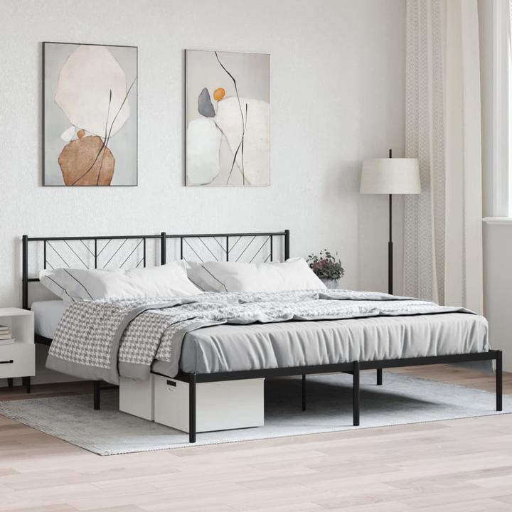 Produktbild vidaXL Metall Bettgestell (200 x 200 cm)