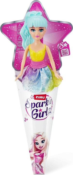 Produktbild Zuru SPARKLE GIRLZ-FANTASY-4" DOLL IN CONE,S2
