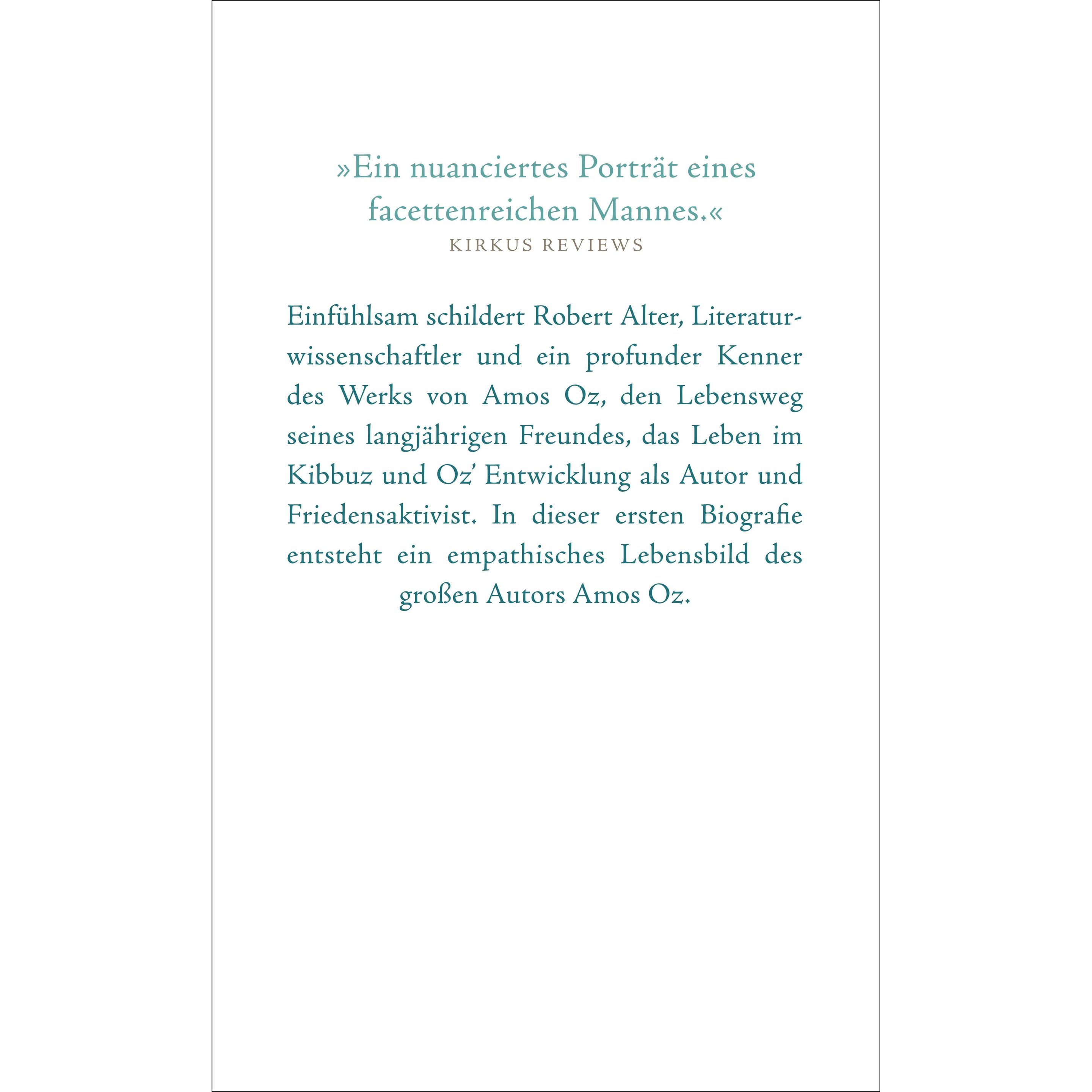 Thumbnail - Amos Oz, Fachbücher von Robert Alter