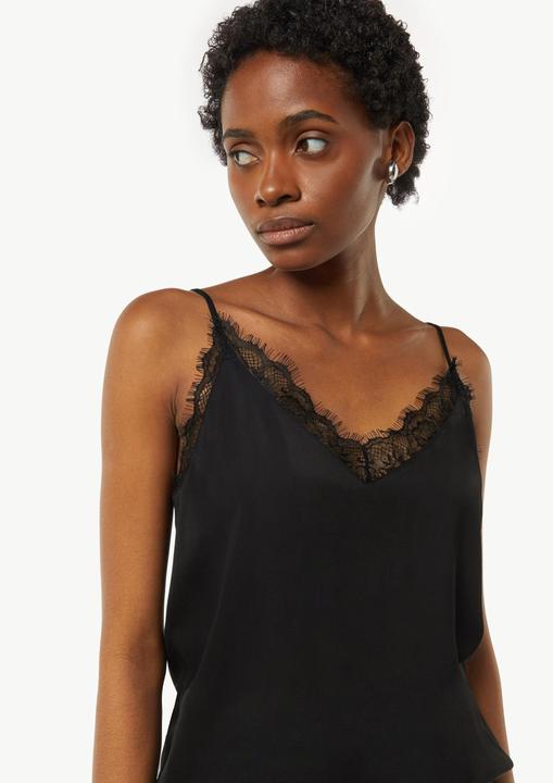 Immagine prodotto Comma Bluse Satin-Top mit Spitze und verstellbaren Trägern (32)