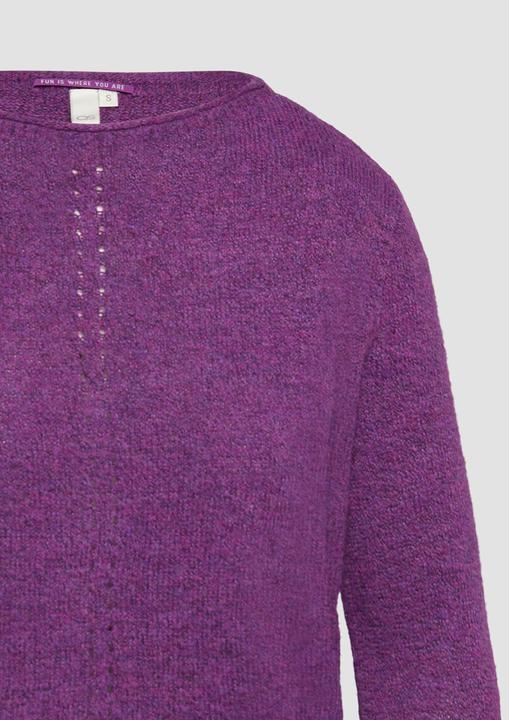 Produktbild S.Oliver Strickpullover Weicher Strickpullover mit Ajour-Detail (XXL)