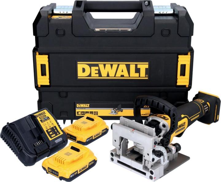 Immagine prodotto DeWalt DCW 682 D2T Fresa per tasselli piatti a batteria 18 V 102 x 20 mm Brushless + 2x batteria 2,0 Ah +