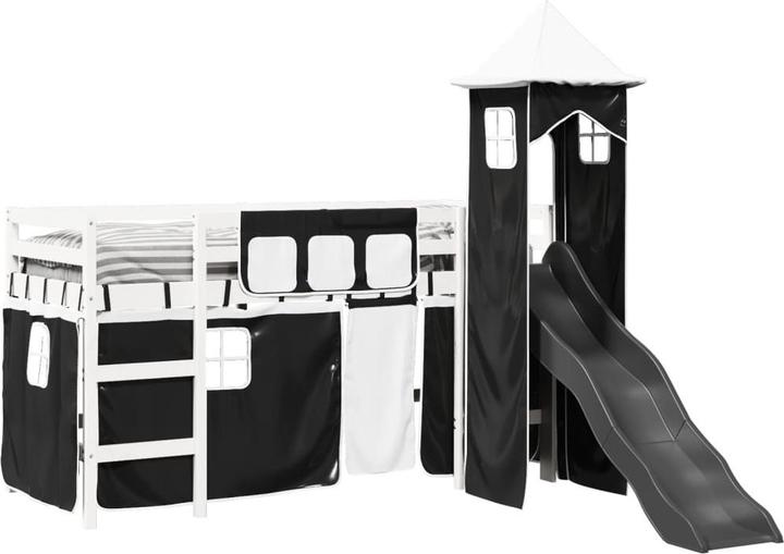 Actual product image vidaXL Children's loft bed with tower (90 x 200 cm)