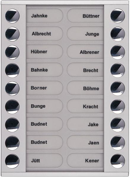 Image du produit TCS PET18-EN/04 Extension du poste audio extérieur pour PES/VPES 18 touches 2 rangées A