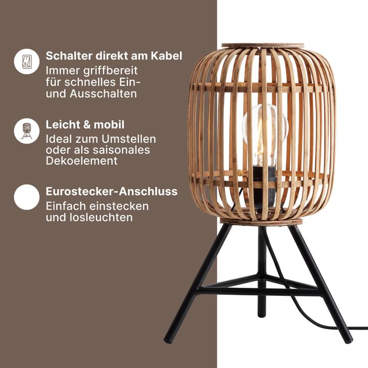 Produktbild Brilliant Woodrow E27 TL Tischleuchte (E27)