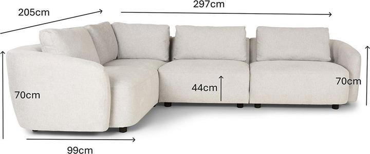 Actual product image Ebuy24 Ecksofa Bergen (Corner sofa)