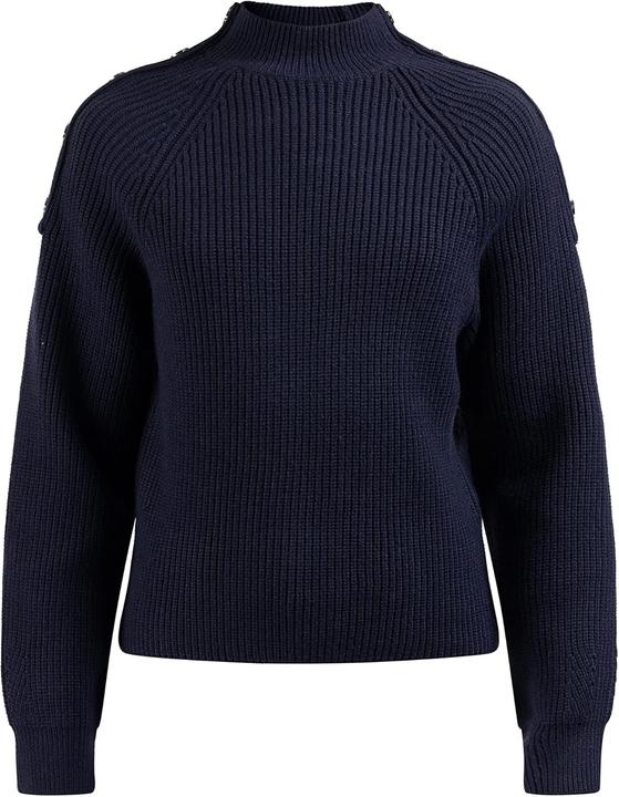 Actual product image Grassland Basic Knitted Sweater with Small Standing Collar (XS)