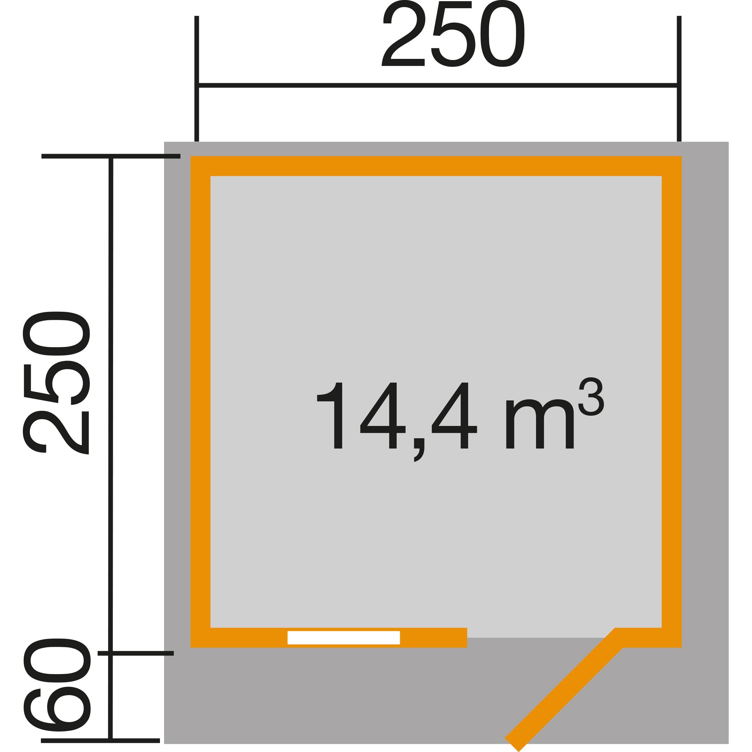 Thumbnail - Weka Holzbau, Gartenhaus + Gartenschrank, 131 Gr.1