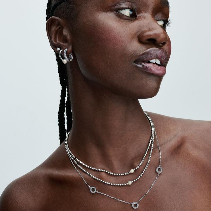 Immagine prodotto Pandora Collana Pavé Circles (Argento 925)