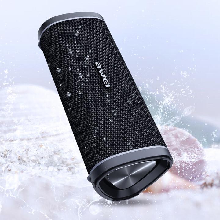 Actual product image Awei Portable Speaker Bluetooth Speaker Y331 Black (10 h)