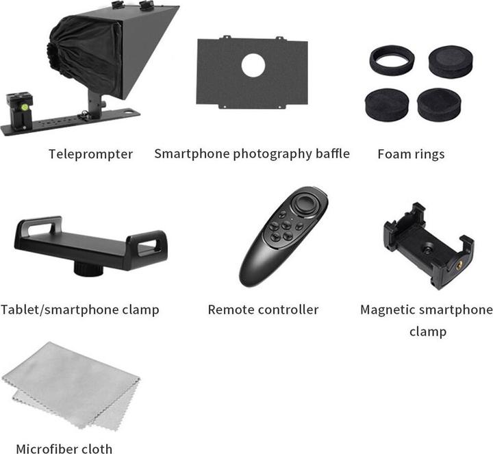 Immagine prodotto Feelworld TP13A Teleprompter smartphone/tablet (Teleprompter)