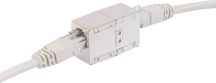 Actual product image Renkforce RJ45 double coupling CAT 5e (Network coupling)